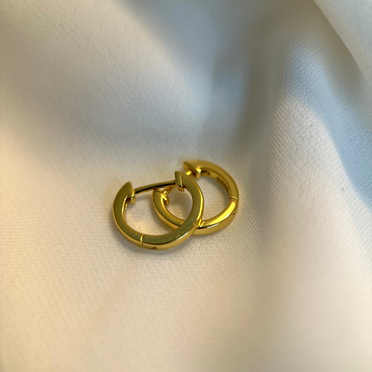 925 Sterling Silver Plain Cuff Earrings
