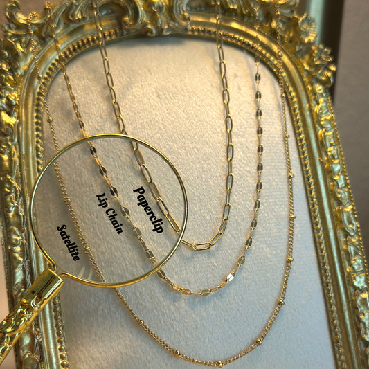 Minimal Gold Plated Chain Necklace