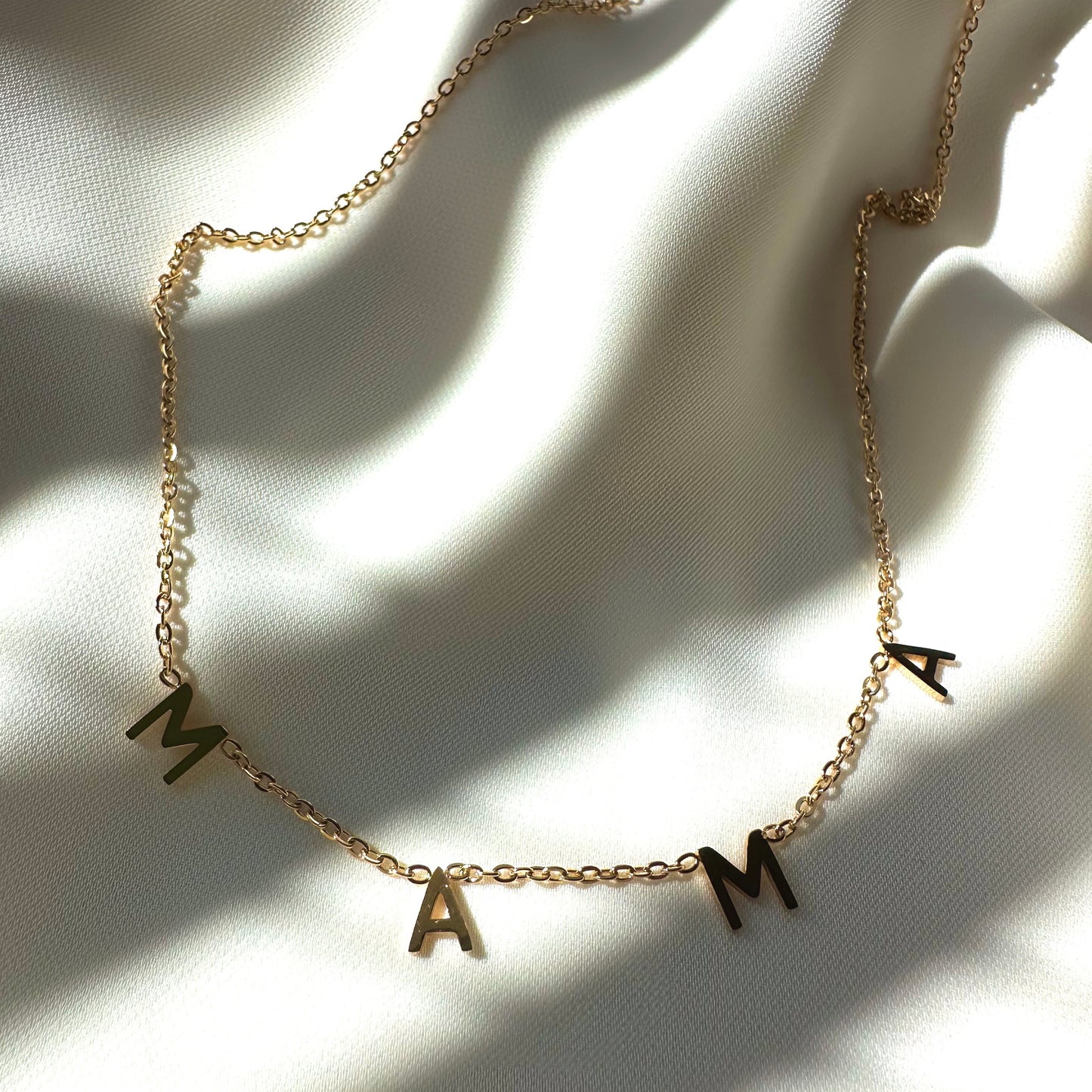 Gold Plated MAMA necklace