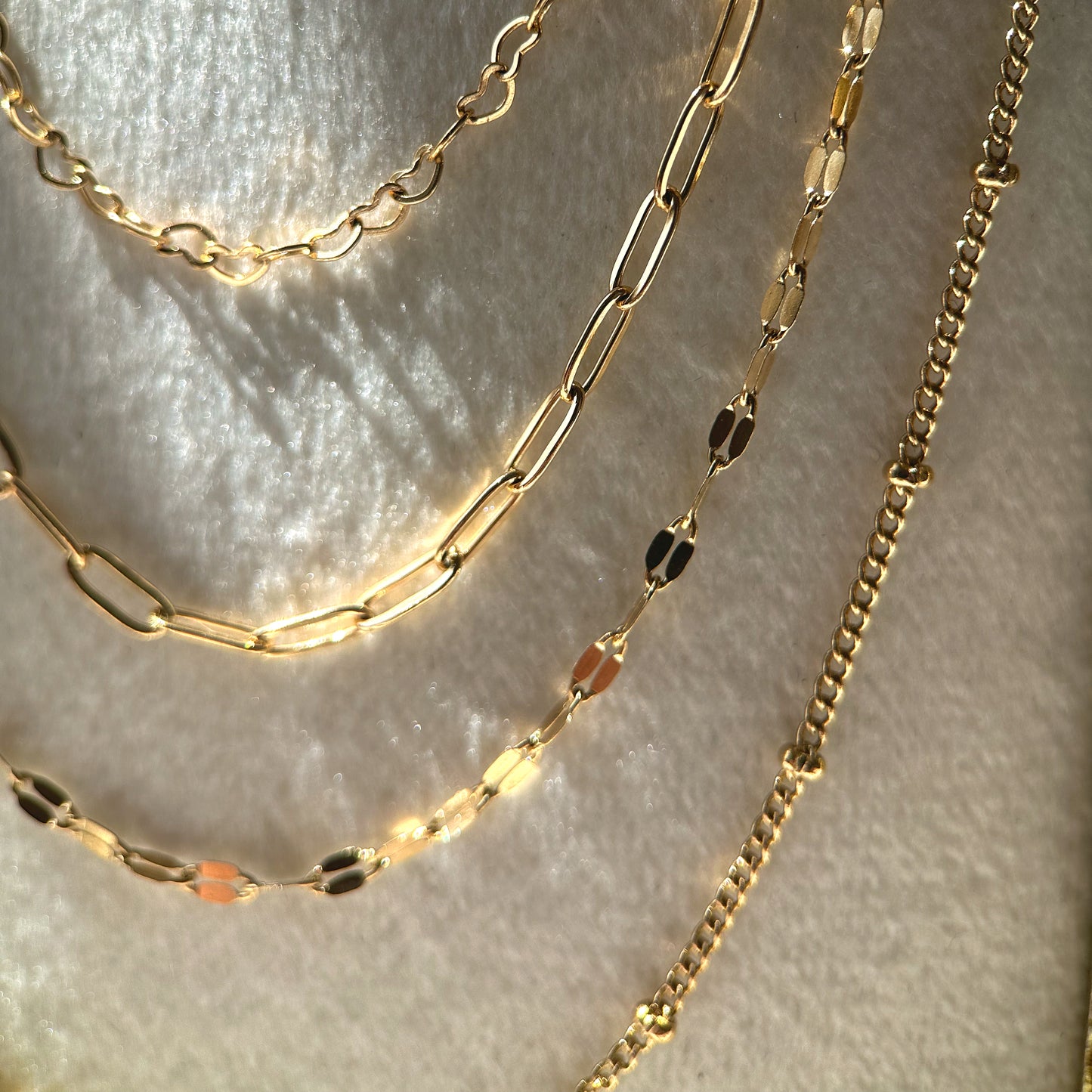 Minimal Gold Plated Chain Necklace