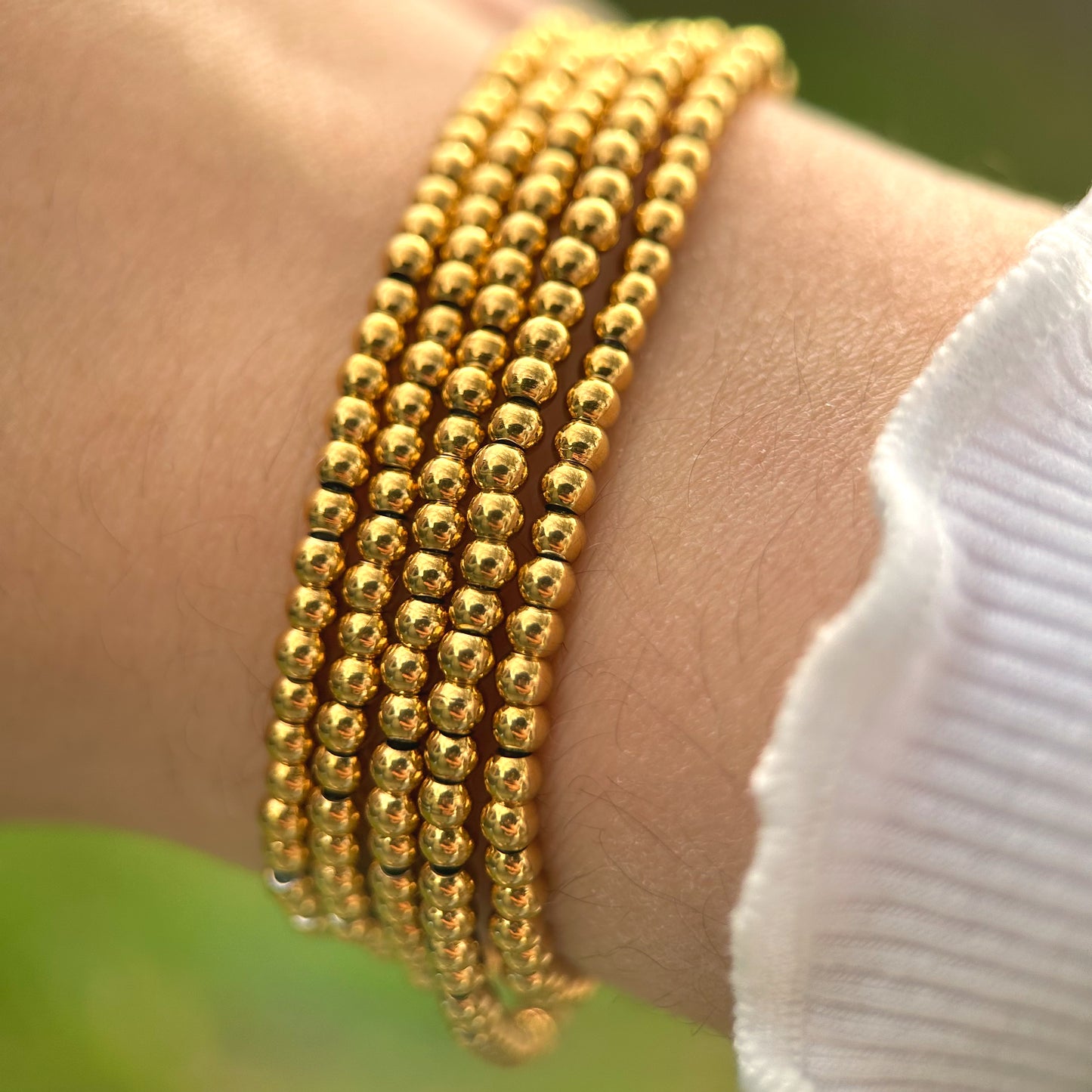 Minimal Beaded Bracelet